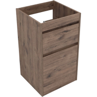 Тумба под раковину без столешницы Aquanet Токио 48 напольная, дуб веллингтон, под стиральную машину