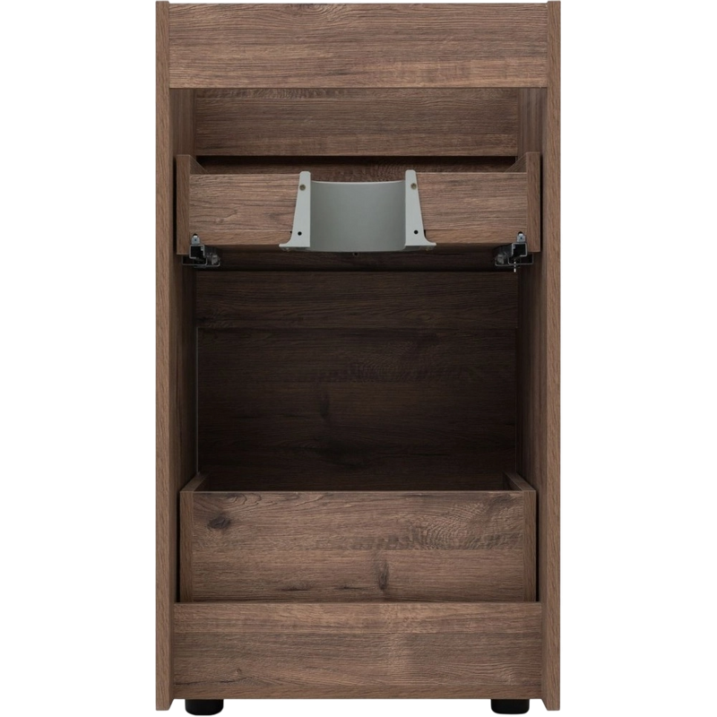 Тумба под раковину без столешницы Aquanet Токио 48 напольная, дуб веллингтон, под стиральную машину