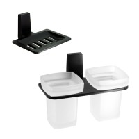 Набор Стакан Wasserkraft Abens K-3228D + Мыльница K-3269 Набор Стакан Wasserkraft Abens K-3228D + Мыльница K-3269