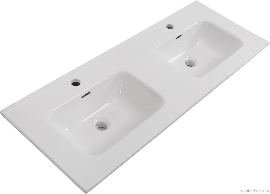 Мебель для ванной комнаты BelBagno Kraft 120 для двоих, 4 ящика, cemento grigio