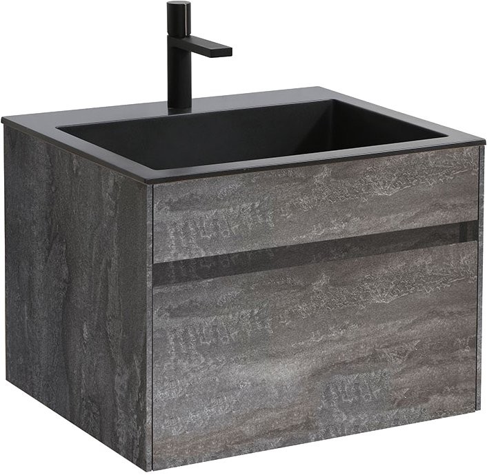 Тумба с раковиной Vincea Chiara 60 бетон