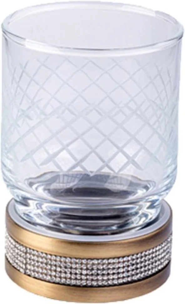 Набор Стакан Boheme Royal Cristal 10931-BR + Мыльница 10930-BR