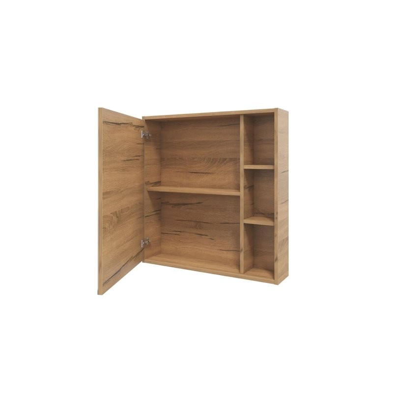 Мебель для ванной комнаты SanStar Diva 70 дуб вотан, графит софт, раковина Como 70