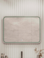 Зеркало CONTINENT Ledh Russo 80х70 см, сенсорное, с антизапотеванием