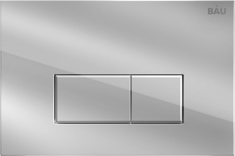 Комплект Унитаз подвесной Bauedge Bau Dream безободковый, с микролифтом + Инсталляция Bau Pro + Кнопка Hotel, хром