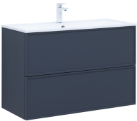 Тумба под раковину без столешницы Aquanet Арт 100 подвесная, маренго