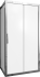 Душевой уголок STWORKI Эстерсунд 110x80 см профиль хром глянец, стекло матовое