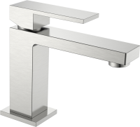 Смеситель для раковины Boheme Qubic 471-NB brushed nickel
