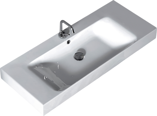 Мебельная раковина Kerasan Cento 355001 100 см