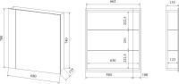Мебель для ванной комнаты Sanflor Анкона 70