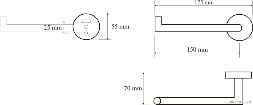 Набор Держатель Bemeta Omega 104212032 L, chrome + Ершик Bemeta Omega 104113012