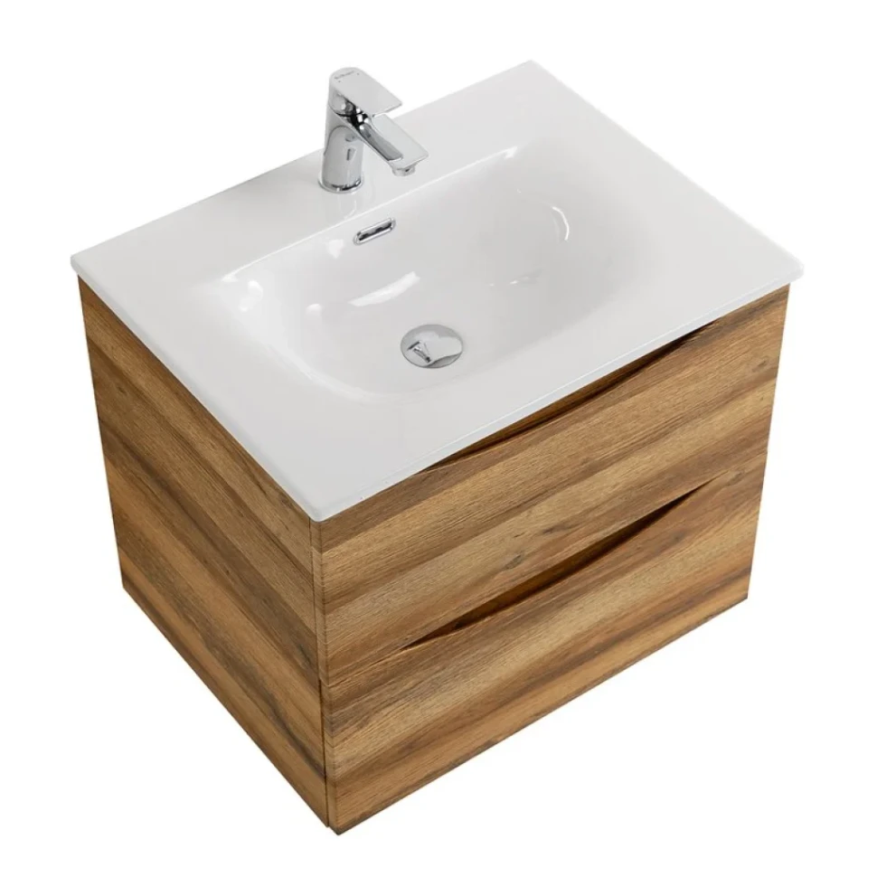 Мебель для ванной комнаты BelBagno Marino-cer-mini 50 подвесная, rovere rustico