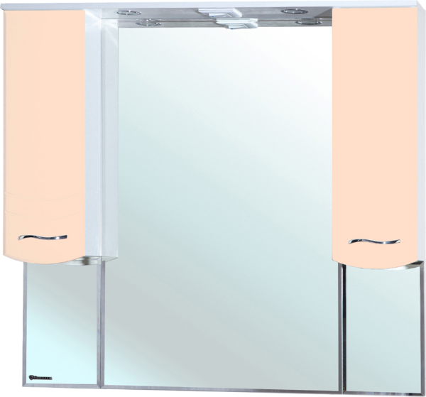 Зеркало Bellezza Мари 105 белое, бежевое