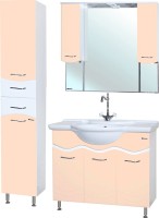 Зеркало Bellezza Мари 105 белое, бежевое
