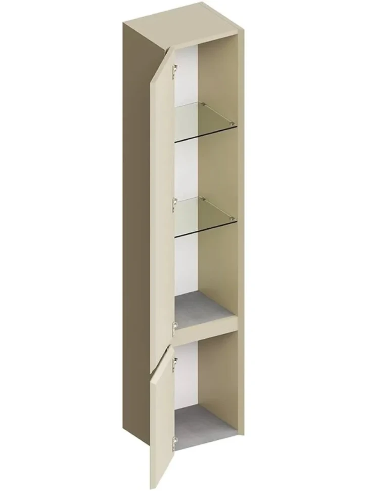 Шкаф пенал для ванной KERAMA MARAZZI Cubo 165 L лимо матовый