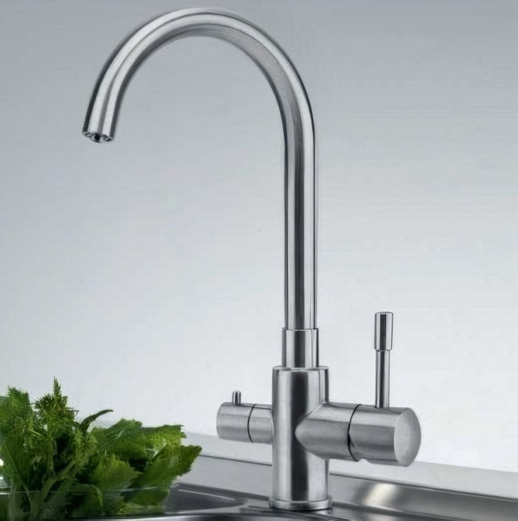 Смеситель для кухни Franke Eos Clear Water нержавеющая сталь