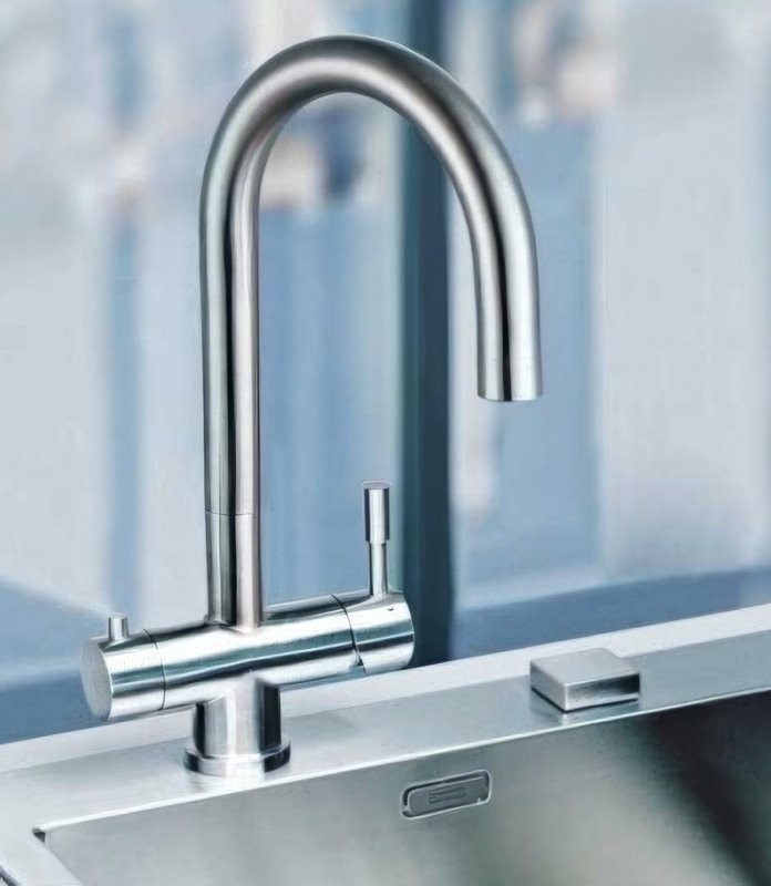 Смеситель для кухни Franke Eos Clear Water нержавеющая сталь