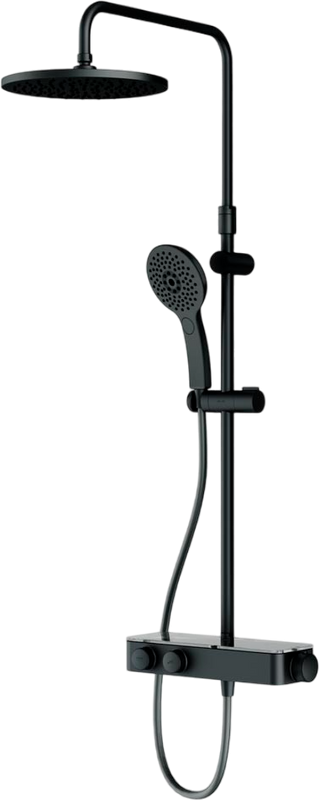 Душевая стойка AM.PM Inspire V2.0 F0750A422 с термостатом, черная