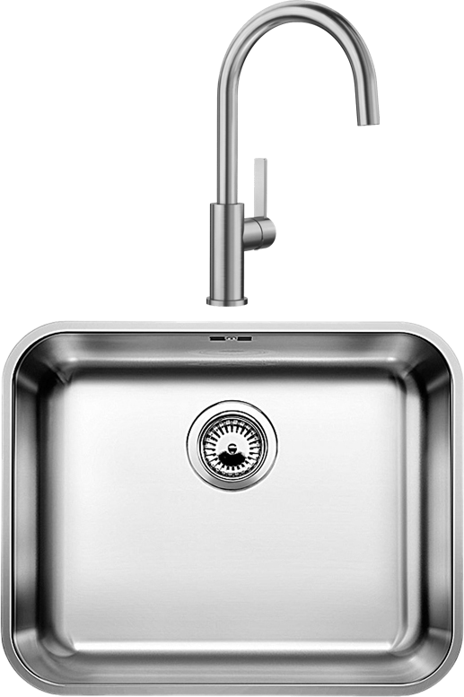 Комплект Мойка Blanco Supra 500-U + Смеситель Candor 523120