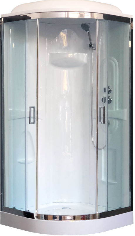Душевая кабина Royal Bath HK RB90HK1-T-CH с низким поддоном