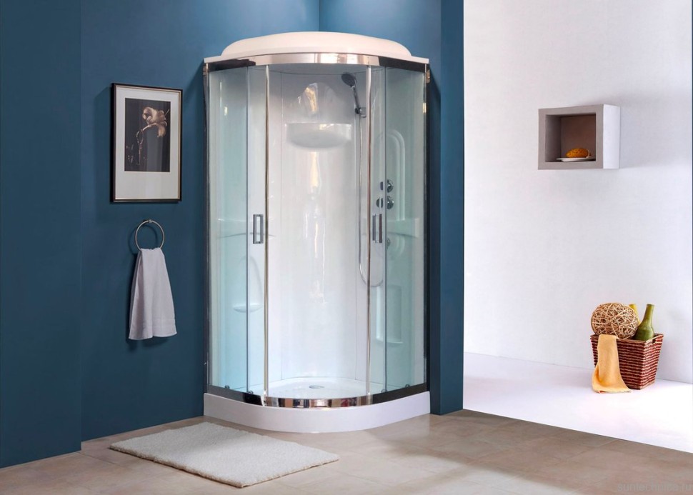 Душевая кабина Royal Bath HK RB90HK1-T-CH с низким поддоном