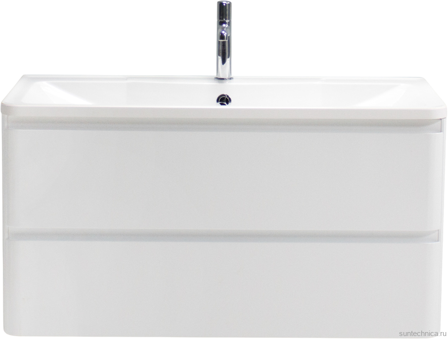 Тумба с раковиной BelBagno Albano 80 подвесная, bianco lucido