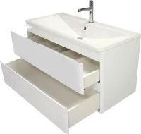 Тумба с раковиной BelBagno Albano 80 подвесная, bianco lucido