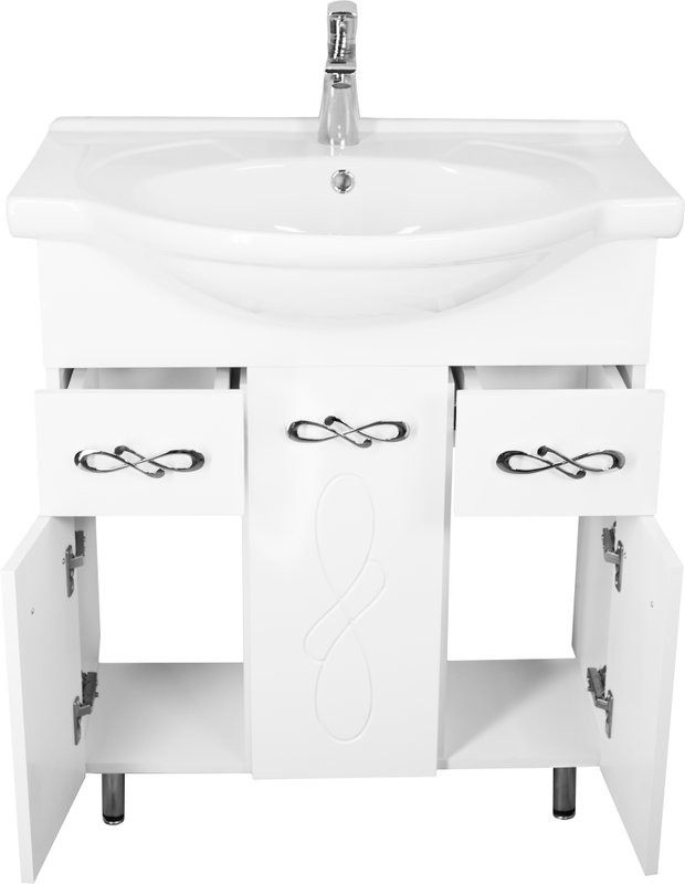 Тумба с раковиной Style Line Венеция 75 белая