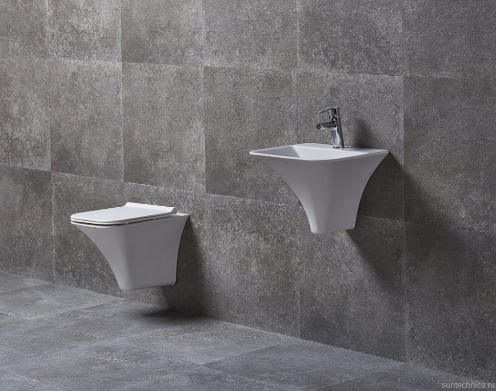 Раковина beWash Ladoga белая глянцевая