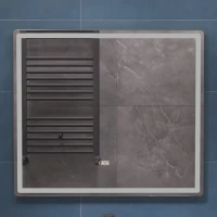 Зеркало Vigo Geometry Luxe 80 с подсветкой и антизапотевателем Зеркало Vigo Geometry Luxe 80 с подсветкой и антизапотевателем