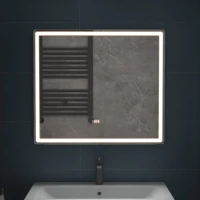 Зеркало Vigo Geometry Luxe 80 с подсветкой и антизапотевателем Зеркало Vigo Geometry Luxe 80 с подсветкой и антизапотевателем