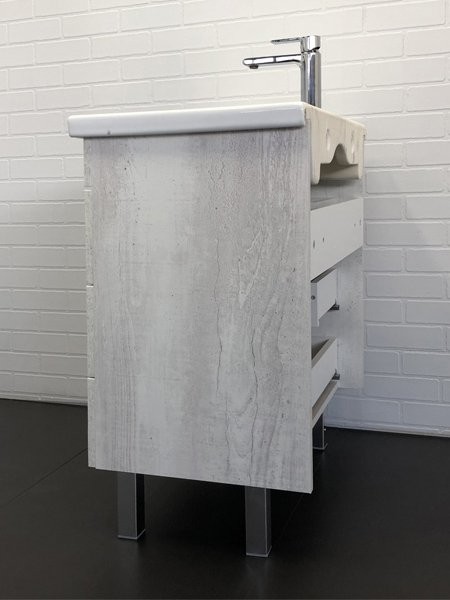 Мебель для ванной комнаты Comforty Никосия 70Н напольная, белый дуб