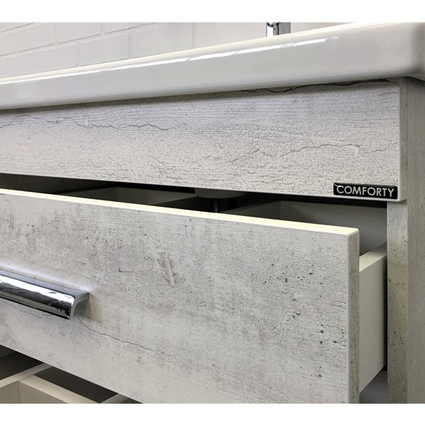 Мебель для ванной комнаты Comforty Никосия 70Н напольная, белый дуб