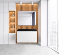 Зеркало BelBagno SPC-AL-1000-800 nero