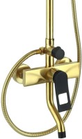 Душевая стойка Bronze de Luxe Element EL77/1GB матовое золото, черная