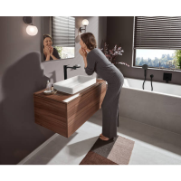 Смеситель для раковины Hansgrohe Vivenis 250 75042670 матовый черный