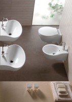 Накладная раковина Hatria Nido Y0R401 62 см, белая