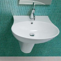 Накладная раковина Hatria Nido Y0R401 62 см, белая