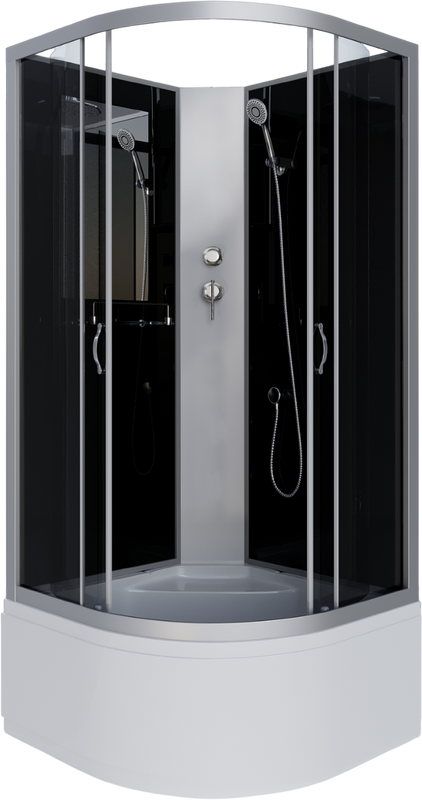Душевая кабина Niagara Classic NG-2507-14BK 80х80 см, без крыши