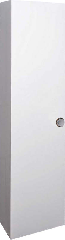 Шкаф-пенал для ванной Armadi Art NeoArt белый с ручкой Satine хром