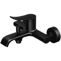 Смеситель для ванны и душа Azario ABILITY с ручным душем, черный (AZ-VRY238331PA)
