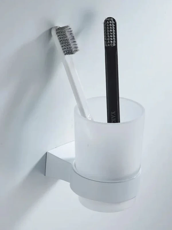 Стакан для зубных щеток / стакан для ванной комнаты Shevanik SG5712C, белый