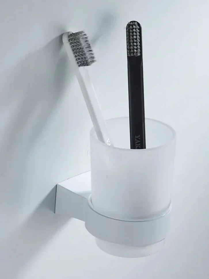 Стакан для зубных щеток / стакан для ванной комнаты Shevanik SG5712C, белый