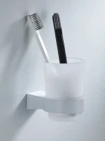 Стакан для зубных щеток / стакан для ванной комнаты Shevanik SG5712C, белый