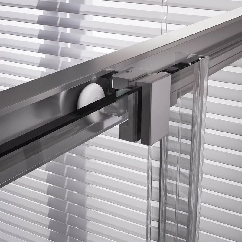Душевой уголок Veconi Premium Trento PTC-20CH 100x80, профиль хром, стекло прозрачное