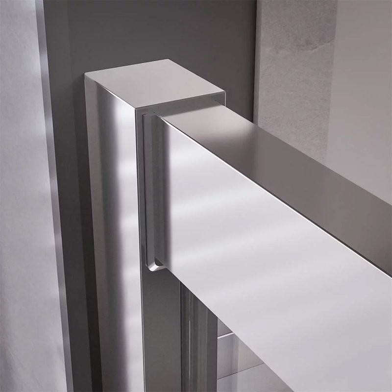 Душевой уголок Veconi Premium Trento PTC-20CH 100x80, профиль хром, стекло прозрачное