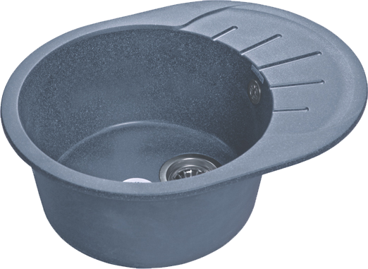 Комплект Мойка GranFest Rondo GF-R580L графит + Измельчитель Bone Crusher BC 1000-AS