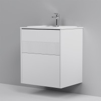 Мебель для ванной комнаты AM.PM Func 60 белая матовая, с двумя ящиками