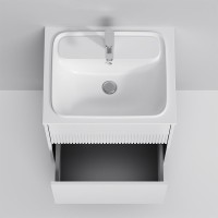 Мебель для ванной комнаты AM.PM Func 60 белая матовая, с двумя ящиками