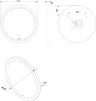 Мебель для ванной комнаты AM.PM Func 60 белая матовая, с двумя ящиками
